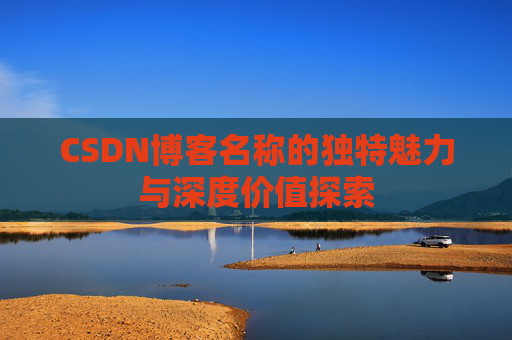 CSDN博客名称的独特魅力与深度价值探索